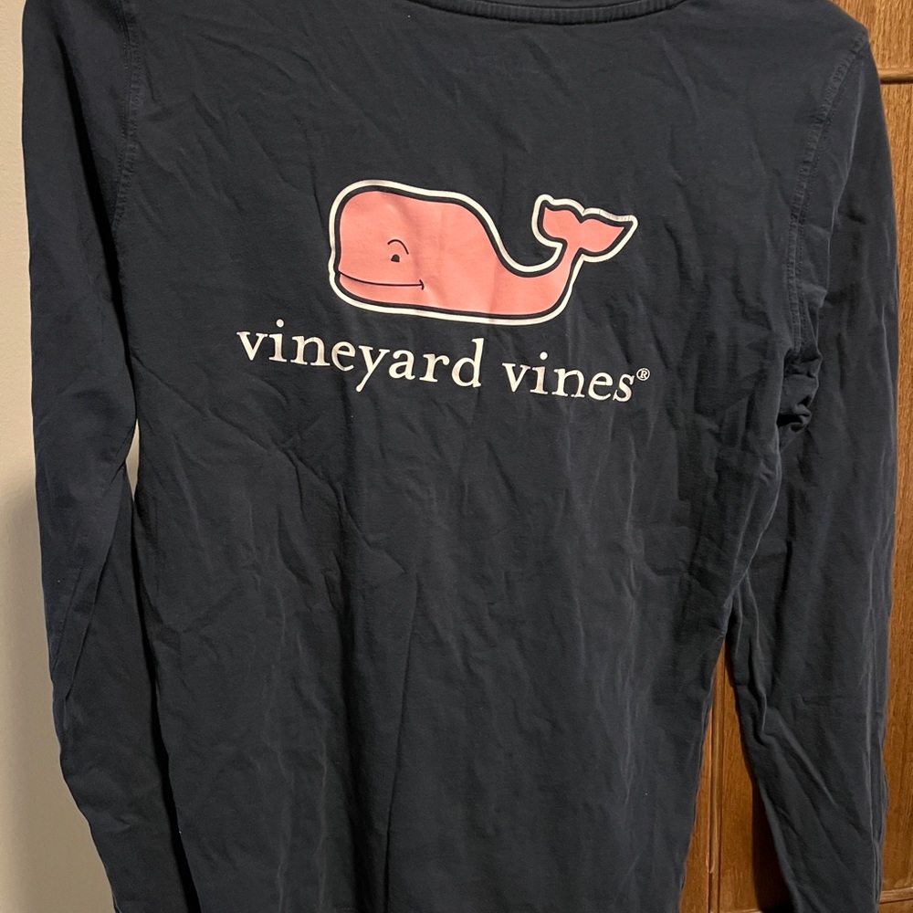 Vineyard Vines Black Cotton Tee
